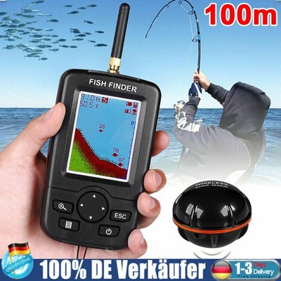 Funk Fischfinder Sonar Echolot Fishfinder 100M/148ft Sonarsensor Zubehörteil NEU