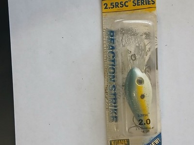 2 Reaction Strike 2RC Series 2.0 Crankbait Lures CHART BLACK/GHOST SEXY - NEW