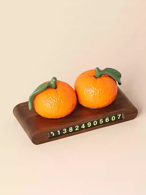 Car temporary parking and moving phone number plate