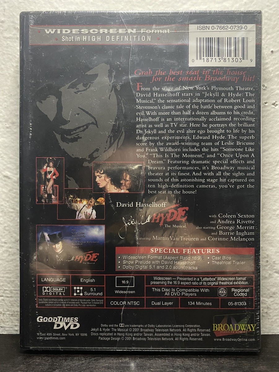 Jekyll Hyde: The Musical (DVD, 2001) for sale online | eBay