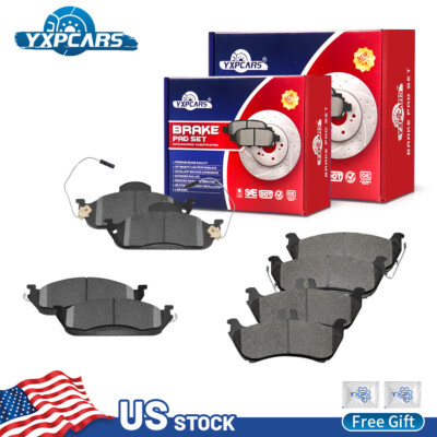 For Mercedes Benz ML320 ML350 ML430 Front & Rear Disc Ceramic Brake Pads Set