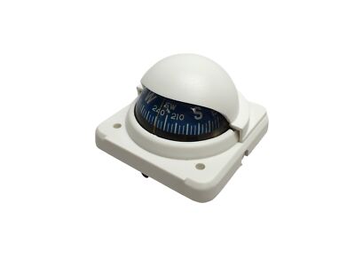 Pactrade Marine White Bracket & Suction Adjustable Built-In Compensation System