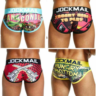 Jockmail Herren Sexy Low Rise Slip Unterwäsche Boxershorts Unterhose Dessous