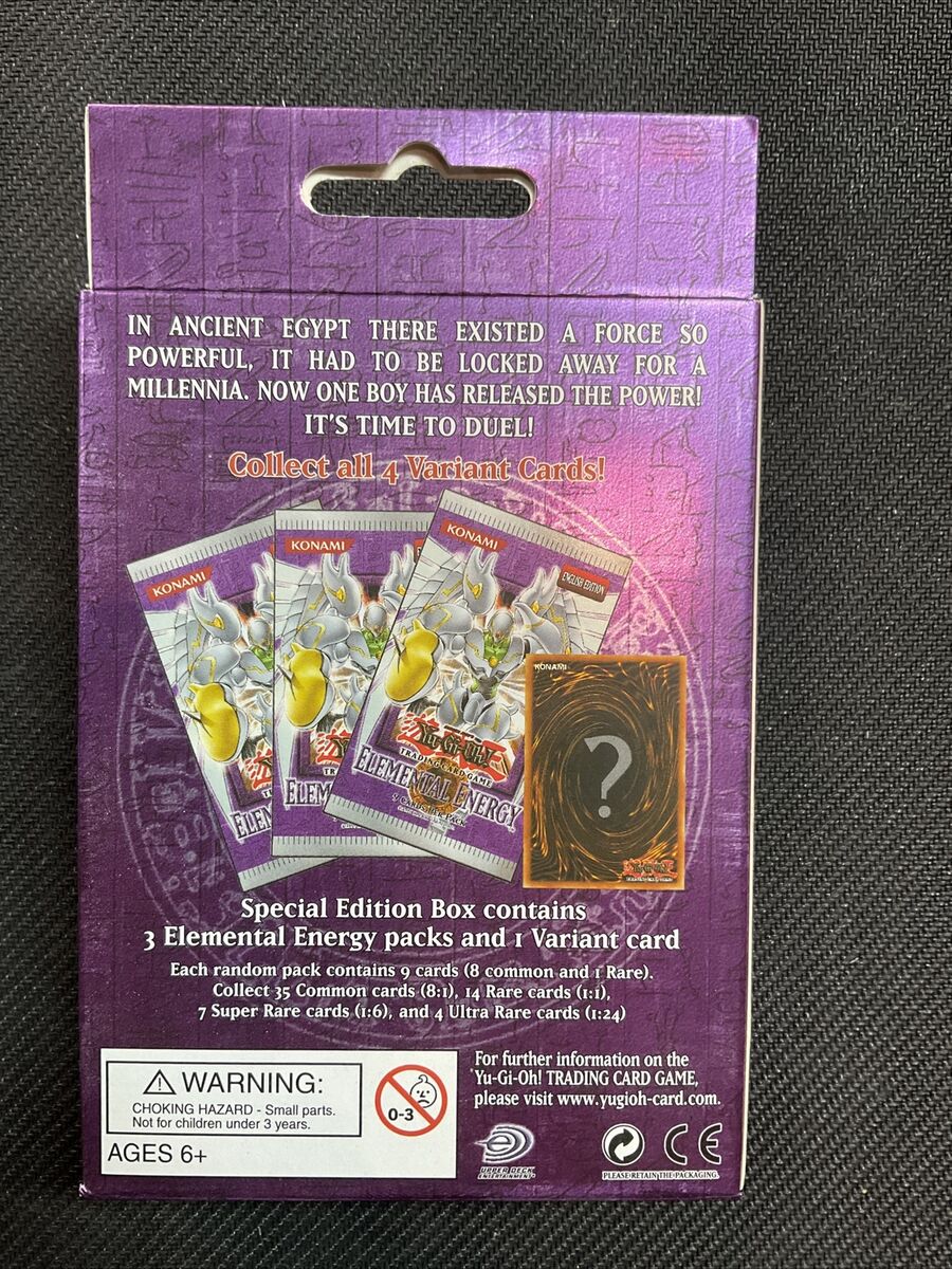Yugioh Elemental Energy Special Edition Deck Box Factory Yugioh Elemental Energy Special Edition Deck Box Factory
