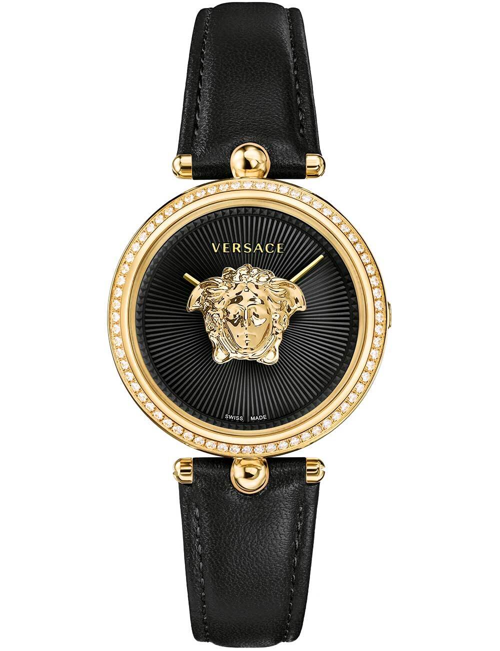 Versace Palazzo 68 Diamond Ladies Watch VECQ00818 34mm 5ATM Waterproof