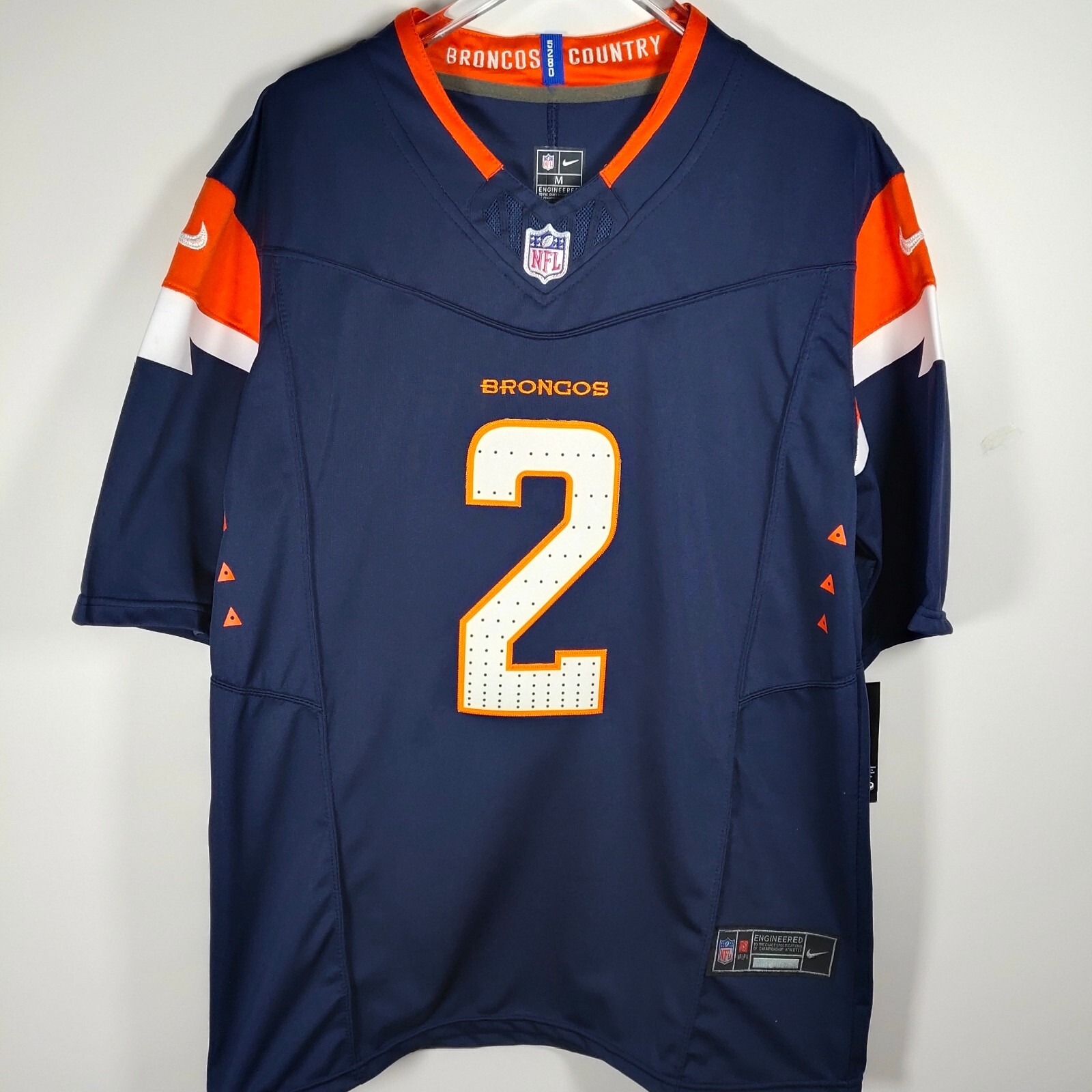 Patrick Surtain II #2 Football Jersey,Embroidered,Dark Blue