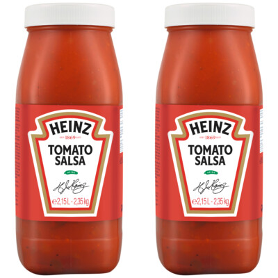 Heinz Tomato Salsa stückige Sauce in Plastik Kanne 2150ml 2er Pack