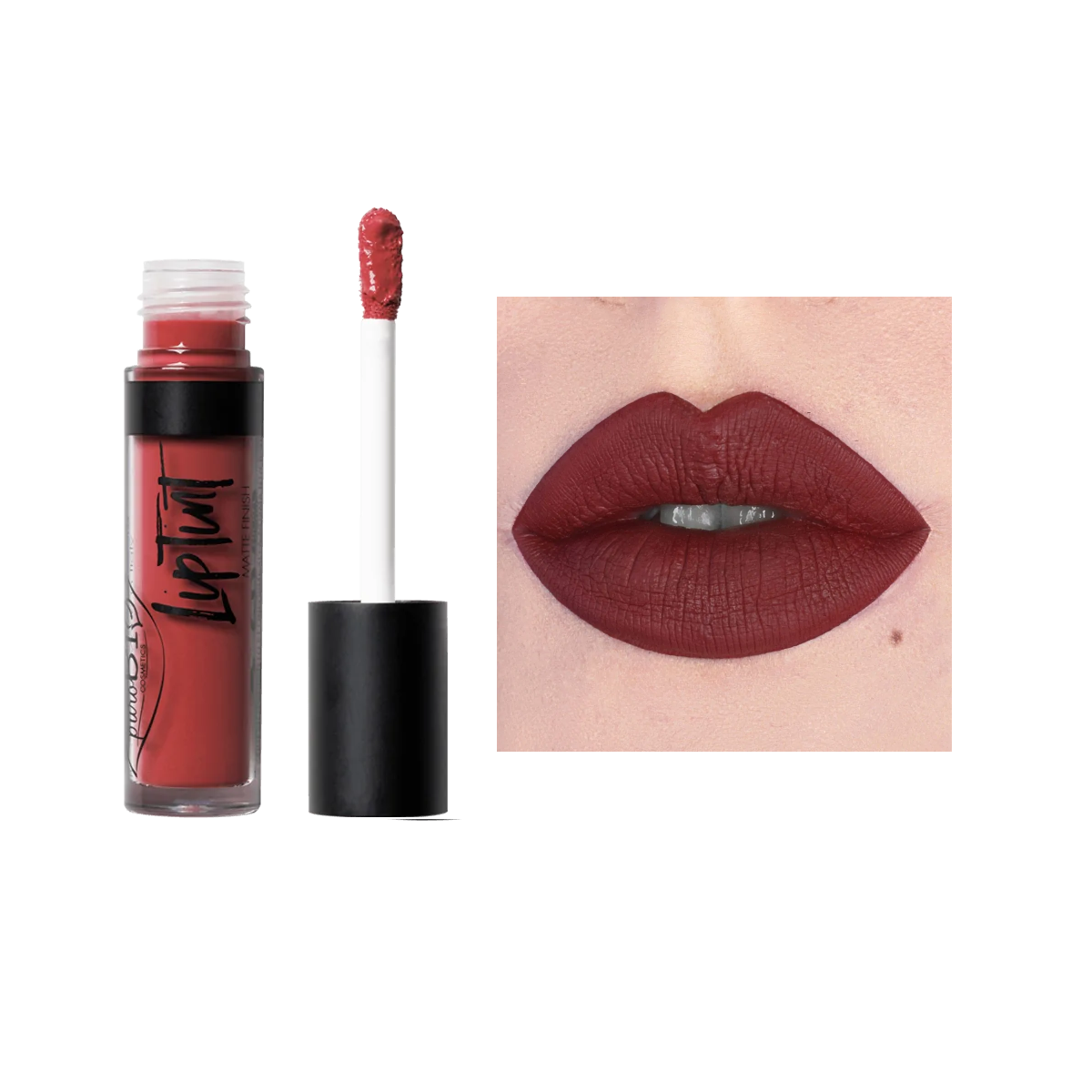 PUROBIO COSMETICS LIP TINT 2020 MATTE FINISH N°05 NICKEL TESTED VEGAN OK ORGANIC