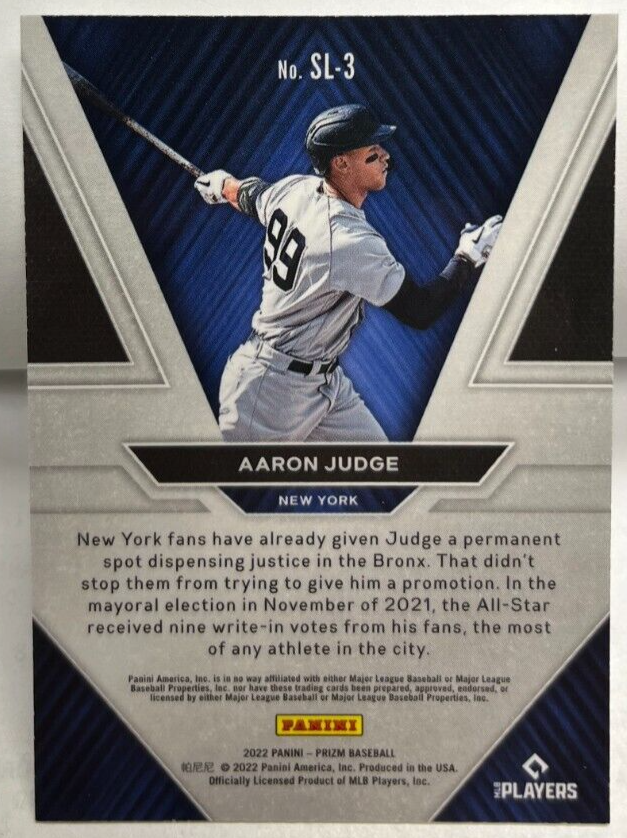 【最終値下げ！】MLB 2022 Aaron Judge Curated Set MLB New York Yankees 2022 NOW Baseball Single Card Aaron