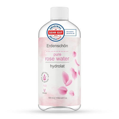 Bio Rosenwasser 500ml Test Sieger DERMATEST Urteil Sehr gut!  