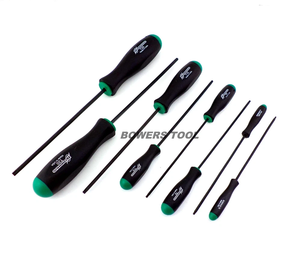 Bondhus 8pc Torx Star Screwdriver Set T25-T6 MADE IN USA 34532 High Torque Steel - Image 2 of 4