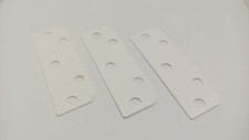 1mm Composite Door Hinge Packers - Pack of 3 - Black or White Plastic Shims