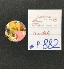 AAFES POGS, 14th Series/Printing,1 POG, 25¢ , #P882, FAIR