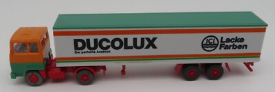WIKING HO 1/87 FORD TRANS CONTINENTAL SEMI TRAILER MEISTERPREIS DUCOLUX 540