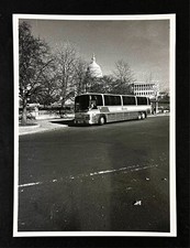 1980s Washington DC Capitol Burke Tours Charter Bus VTG Redden Archives Photo