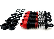 Brazo Suspensión C-Hub Aluminio Para Traxxas 4-Tec 2.0 - Color Rojo, 1/10 Escala, Modelo XM215