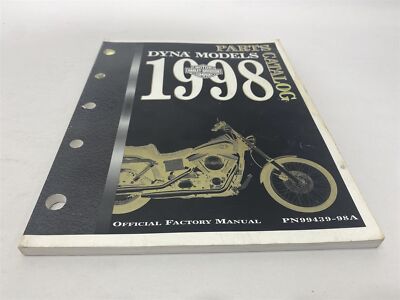 1998 Dyna Models パーツカタログ PN99439-98A 未開封 Harley-Davidson 1998 Dyna Models Parts Catalog 99439-98A | eBay