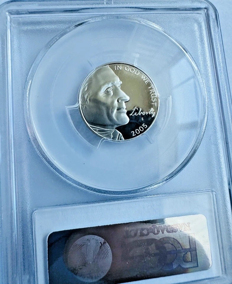2005-S Jefferson PCGS PR69 DCAM 5c ~ Western Waters ~ PRISTINE ~ #13/78/95/38/xx - Image 4 of 4