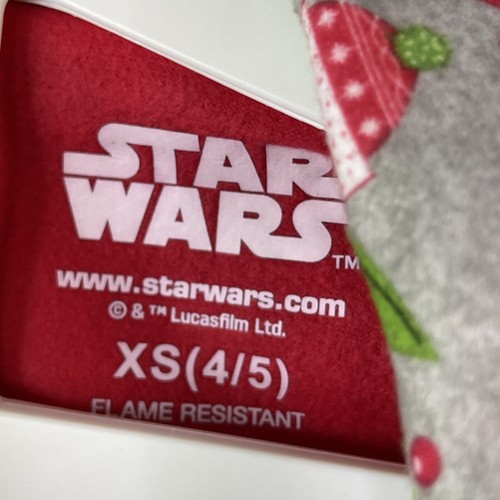 Star Wars Kid’s XS 4/5 Disney Yoda Storm Trooper Flannel Pajamas Christmas - Picture 8 of 11