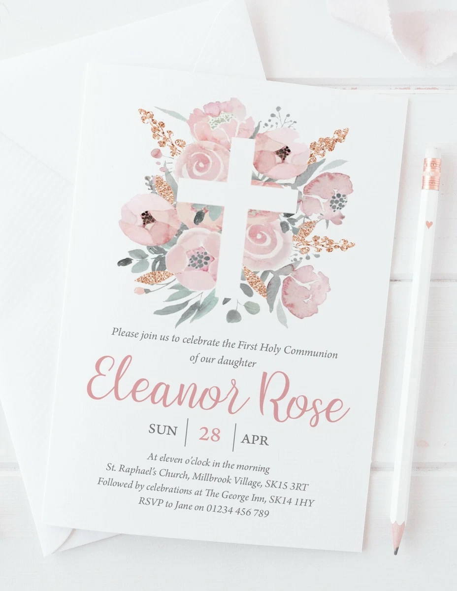 Communion invitations on sale