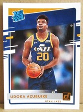 Udoka Azubuike 2020-21 Panini Donruss Rated Rookie RC Card #214 Utah Jazz