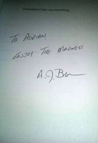 Signed and Inscribed Set A. J. Brown 3 Paperback Books Works of Fiction - Bild 4 von 4