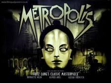 METROPOLIS- Canvas print Vintage movie poster  - A1 Fritz Lang #2