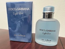 DOLCE & GABBANA LIGHT BLUE POUR HOMME 3.3 oz / 100 ML Eau Intense Spray Sealed 