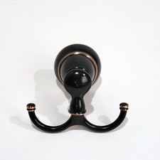 Moen Banbury Y2603BRB Double Robe Hook Mediterranean Bronze AS IS NO RETURN 