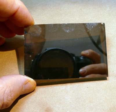 2X3'' Diameter 0.25'' thick First Surface 50% Semi-Transparent Mirror