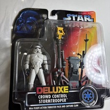 Crowd Control Stormtrooper Star Wars Deluxe Action Figure 1996 New