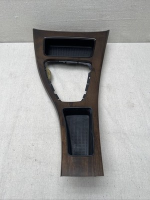 2009-2012 BMW E90 3-Series Front Center Console Wood Trim Cover Walnut Root OEM