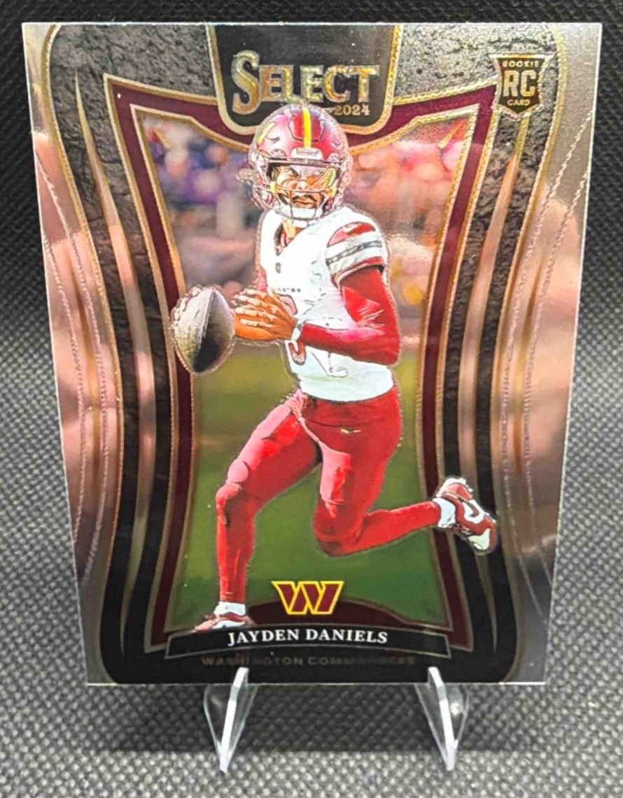 2024 Panini Select Jayden Daniels #380 Suite RC Commanders
