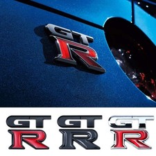1pcs Gtr Car Logo Emblem Metal Stickers R Gt Decals Badge Labeling For Nissan Ni