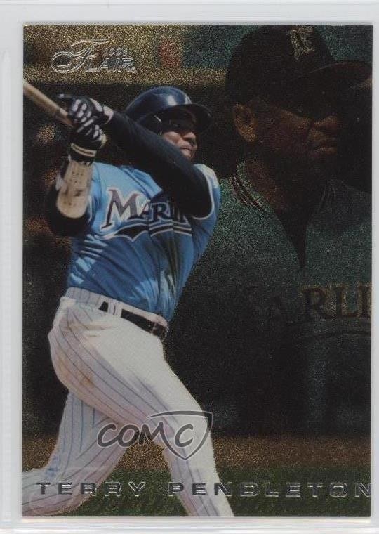 1996 Flair Gold Terry Pendleton #266 w9u