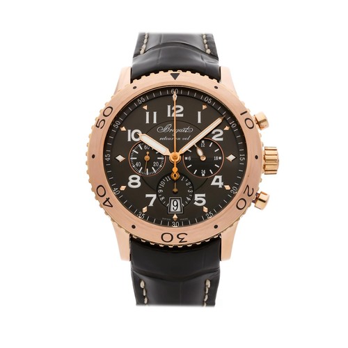 Breguet Type XXI Flyback Chrono Date Auto Rose Gold 42mm Watch 3810BR/92/9ZU