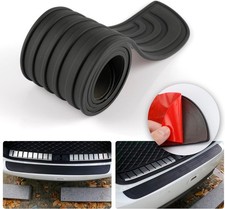 Car Rear Bumper Protector, 33.07inch x2.75inch Color: BlackSize: 35.5x2.75inch