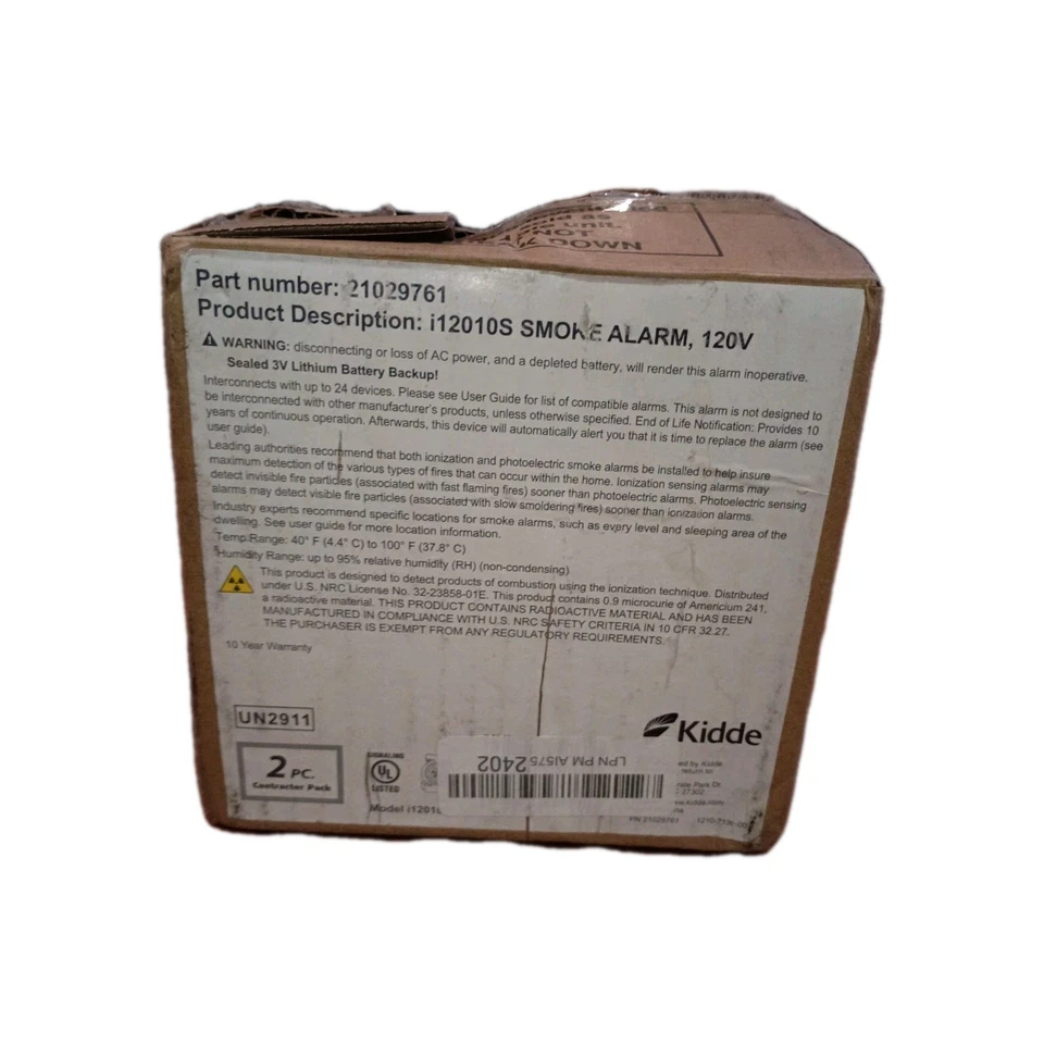 Kidde烟雾报警器i12010S互连硬连线(2) — 第 3/3 张图片