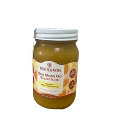 True Sea Moss Sea Moss Gel Superfood Mango and Pineapple - 16 fl oz 473 ml