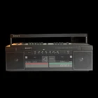 Sony CFS-W30 Dual 2 Cassette Boombox AM FM Radio TESTED Works Great Vtg