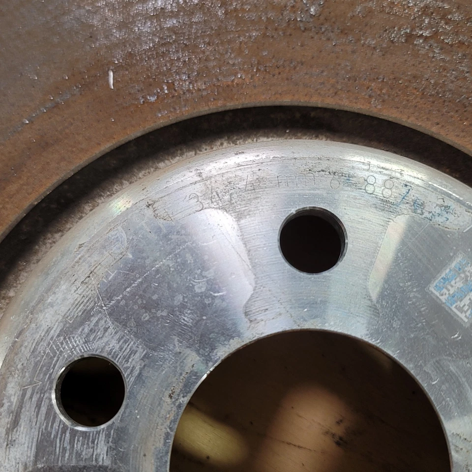 Juego de rotor de freno trasero BMW M850i G16 G12 G14 2017-2024 OEM 6887397 6887398 Foto 3 de 4