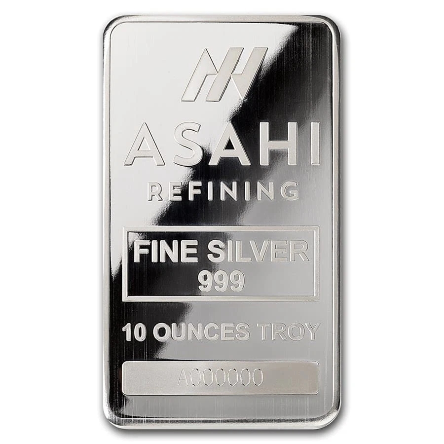 10 oz Silver Bar - Asahi - Image 2 of 3