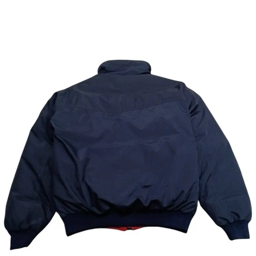 Moncler Vintage Reversible Down Puffer Jacket Red/Blue Quilted Full Zip Mens M image 9
