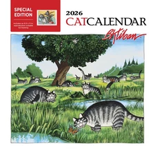 Pomegranate,  Kliban Cat Special Edition 2026 Wall Calendar, 12'' X 12'', 12-Mon