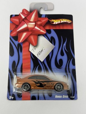 Hot Wheels Gift Card Series Metallic Burnt Orange Honda Civic TB Bent Corner