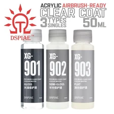 DSPIAE: Clear Top Coat - 50ml - Airbrush Water Based Varnish