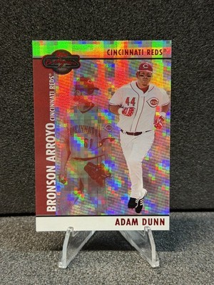 2008 Topps Co-Signers #047 Adam Dunn Hyper-Plaid-Red #/100