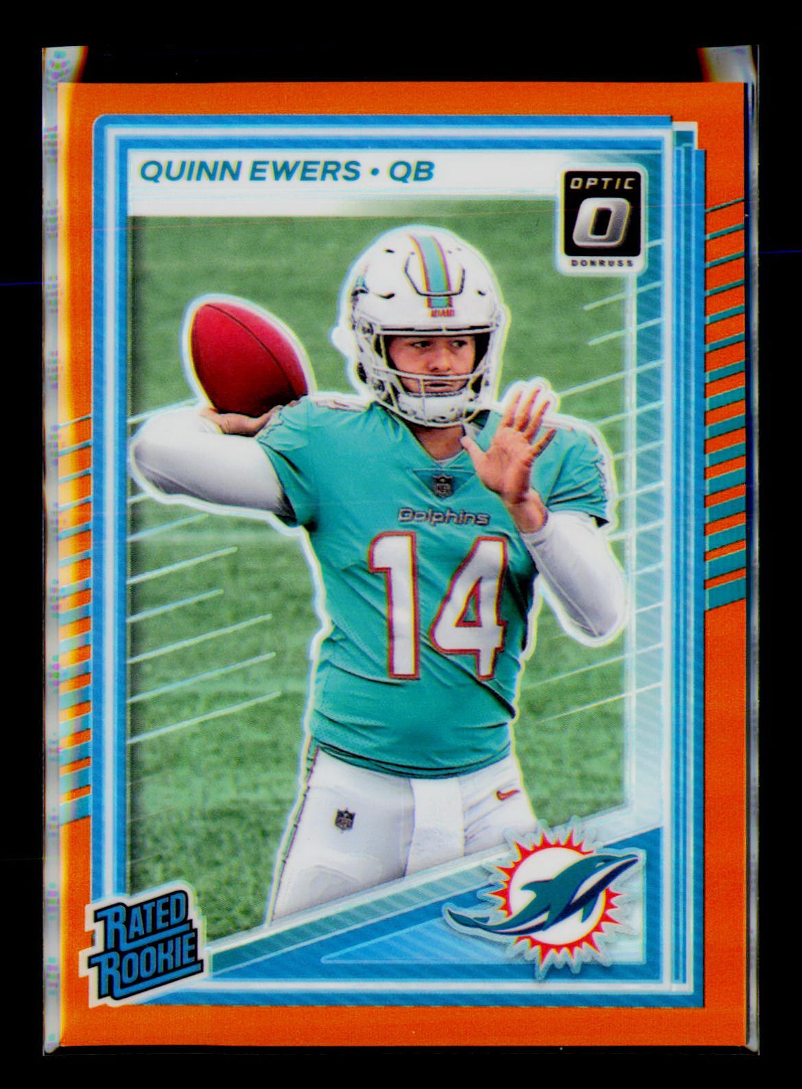 2025 Donruss Optic #213 Quinn Ewers Orange #/299