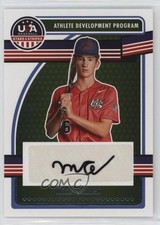 2023 Panini USA Baseball Stars & Stripes Macen Collura (Black Ink) Auto 1cx3