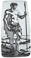 10 ozt 999 Fine Silver Art Bar- ADONIS - ADAMO TECHNE - Limited Edition 88.87 per troy oz